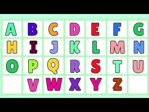 A to Z Capital Letters | Kids Education Video
