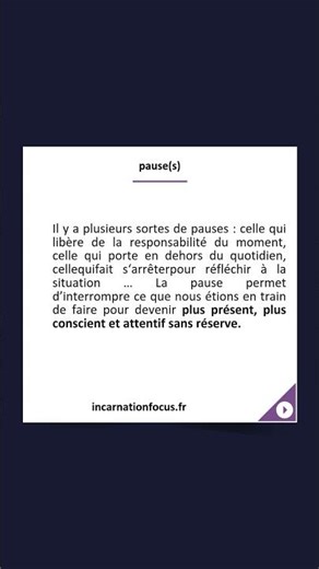 Pause ! _ #006lesnotions
