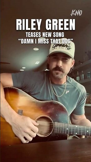 Riley Green Teases New Unreleased Song “Damn I Miss That Dog”