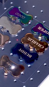 349 reactions | "Need to engrave dog tags in bulk? Our #Gweike G2 PRO 30W fiber laser marking machine delivers fast, precise results every time!  Perfect for customizing pet tags with names, contact info, or designs. Boost your production efficiency while maintaining top quality. Get in touch to learn more!" | Gweike Cloud USA | Facebook