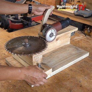 370K views · 1.5K reactions | DIY Woodworking JIG - Sharpening Jig and Round Cutting Jig for Table Saw | Woodworking TV | Facebook