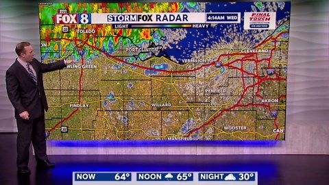 Two rounds of storms with heavy rain, gusty winds