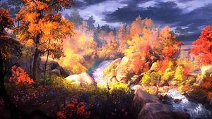 Fall Forest | Golden Autumn | Nature | Landscape 8K - Live Wallpaper - LiveWallpapers4Free.com