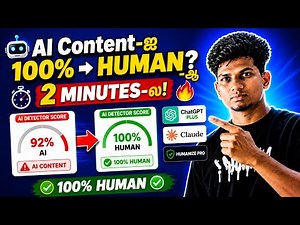 🔥 AI Content-ஐ 100% Human Content-ஆ மாத்துவது எப்படி? | Claude + ChatGPT + Humanize Pro"