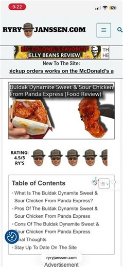 Buldak Dynamite Sweet & Sour Chicken From Panda Express Food Review