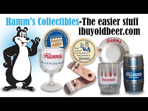 Easier Hamm’s beer Collectibles explained-by the ibuyoldbeer guys