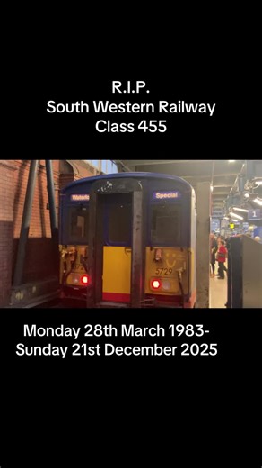 R.I.P. South Western Railway Class 455 1983-2025