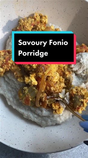 Delicious Vegan West African Savoury Fonio Porridge Recipe
