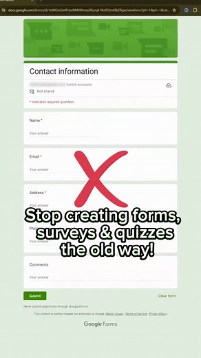 🚀 Upgrade your form game with this AI tool! Easily build dynamic forms in minutes. #AIform #dynamicforms #easybuild #formbuilder #AItool #socialmediamarketing #socialmediamanager #digitalmarketing #digitalmarketingexpert @fillout