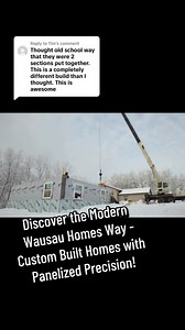 51 reactions · 12 shares | Ever wonder how a home comes together so fast? Watch our panelized building process in action! Precision, speed, quality, and custom design all in one - when it comes to your dream home, you CAN have it all! #wausauhomes #customhomes #customhomedesign | Wausau Homes | Facebook
