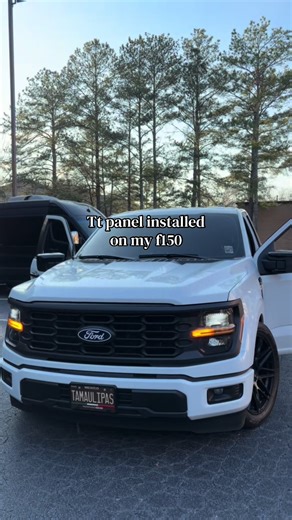 Tt panel w Audio code speakers installed all around 🙏🏽 more parts loading 👀🦍 #singlecab #f150 #ford #singlecablife #trokas