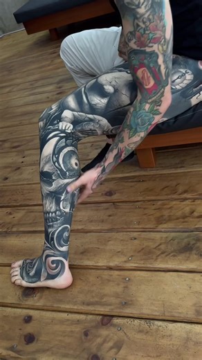 Stunning Leg Sleeve Tattoo Ideas