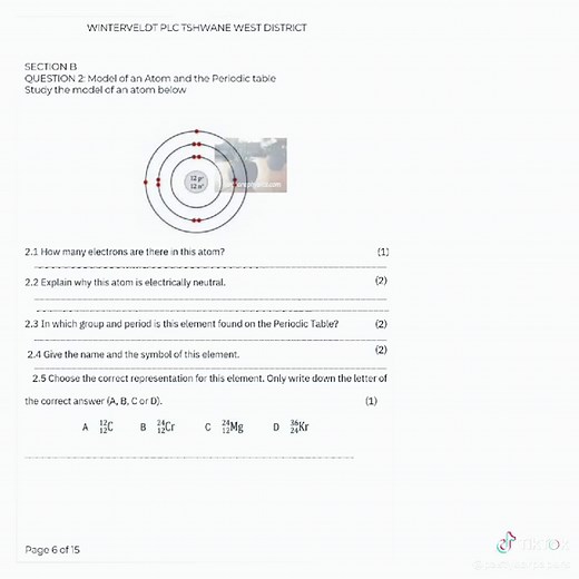 Grade 8 Natural Science June 2024 #naturalscience #grade8 #pastyearpapers #educate #resources #fyp #foryou #teach #teacher #student #southafrica