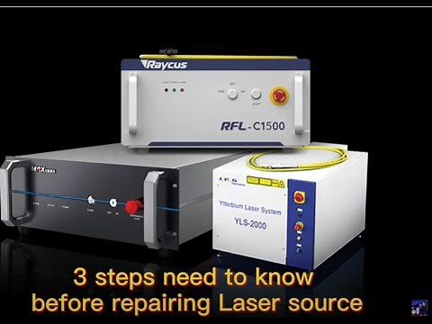 How to repair fiber laser source || 3 steps to know || Raycus MAX IPG