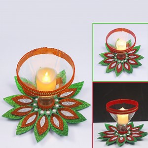 Arreglos de candelabros navideños #diy #navidad #feliz #manualidades | Casa de manualidades