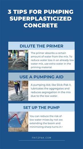 How to easily pump a superplasticizeed concrete mix. #concretepumping #concretepumprimer
