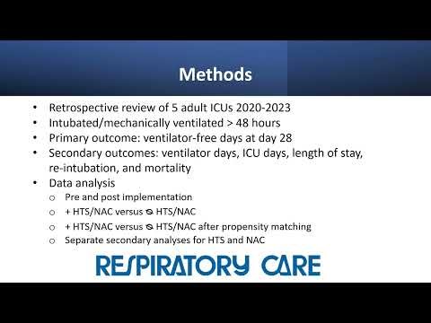 Empowering RTs to Restrict Inhaled Mucolytics - Video Abstract Denise Willis