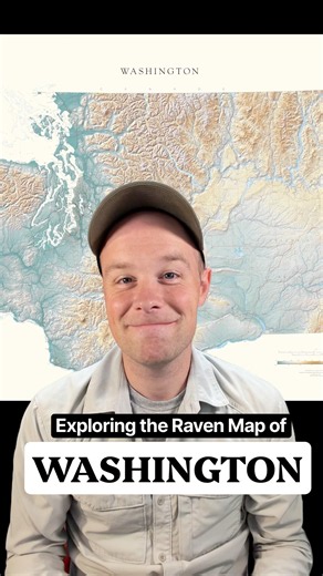 Washington has so many amazing landscapes. We’ll just start with three for now! #washington #map