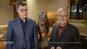 TONIGHT on #Colbert: Stephen is sitting down with legendary director Steven Spielberg for his first-ever late night interview! 🎬 Watch on CBS & Paramount at 11:35/10:35c. | The Late Show with Stephen Colbert