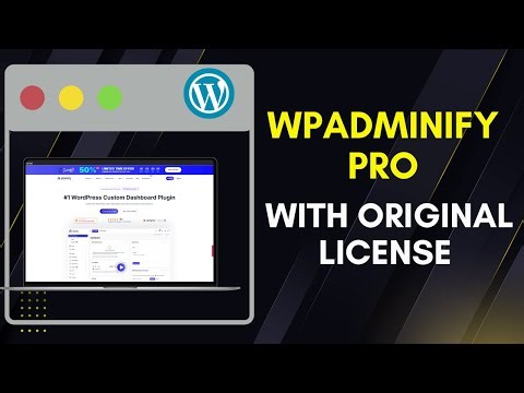 Download WPAdminify Pro With License Key | WPAdminify Pro Plugin For WP Dashboard Customization