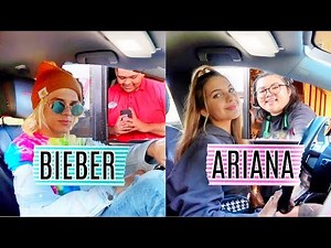 GOING THROUGH DRIVE THRU'S DRESSED AS CELEBRITIES! | Brent Rivera