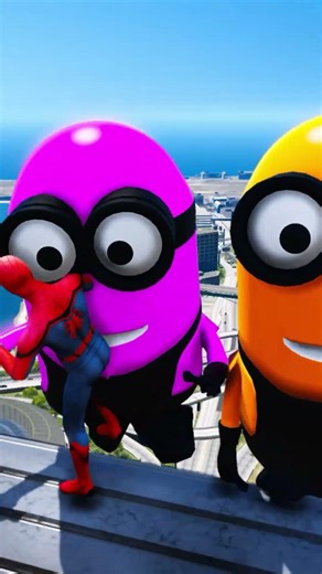 SPIDERMAN CRAZY JUMPS/FALLS (GTA 5 Spider-Man Fails)