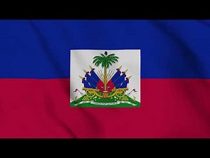 Haiti Flag Waving 4K | Haitian National Flag Animation