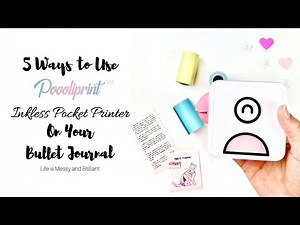How to Use Poooliprint™ (Poooli Printer) on your Bullet Journal [CC]