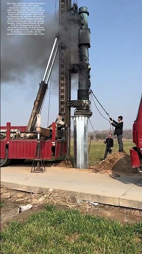 Diesel hämmert, Stahl dringt: Wie ein Koloss aus Rauch und Lärm die Erde durchbricht