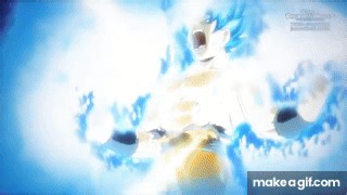 CC Goku Twixtor (4K + CC) on Make a GIF