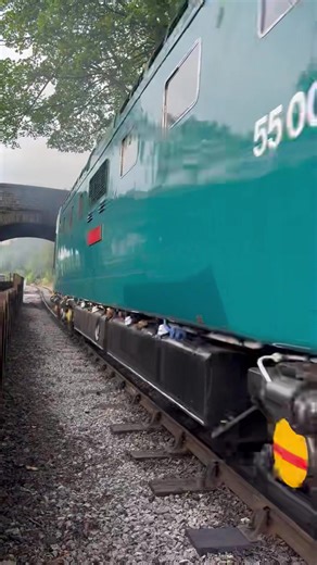 💛 Diesel Gala 💛 Day Two underway with 55009 and 37508 heading to Keighley to start the day! #kwvr // KWVR.co.uk | The Keighley and Worth Valley Railway