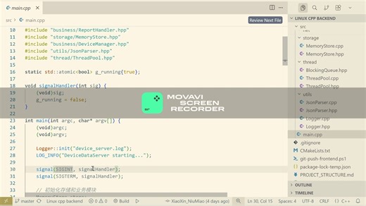 Cursor: 前端界面+linux C++后端