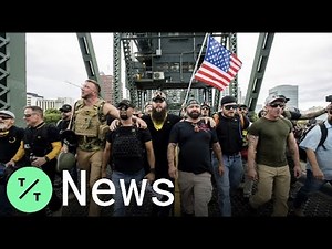 Right-Wing Groups, Anti-Fascist Protesters Swarm Downtown Portland
