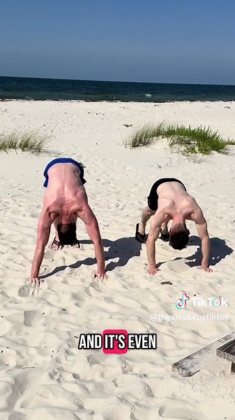 Beach Workout with Your Brother: Sun, Sand, and Sweat
