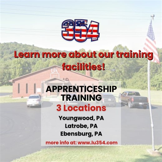 The deadline for our apprenticeship programs is approaching! Launch your skilled trades career at our training centers in Youngwood, Latrobe, and Ebensburg, PA—with facilities and resources designed to set you up for success. Real training. Real skills. Real career opportunities. Apply by February 28th: https://bit.ly/4gX6bjV #LU354 #Apprenticeships #Welding #Plumbing #Pipefitting #HVACR | Plumbers and Pipefitters Union, Local 354