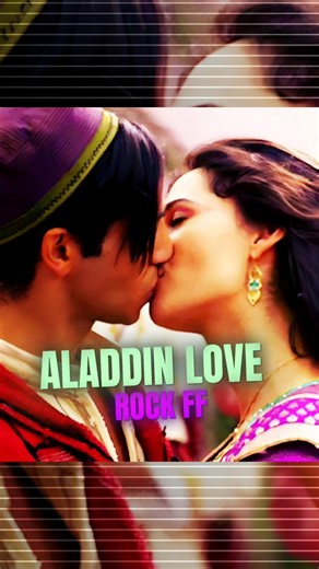 Aladdin Love 💖 #movie #anime #cartoon #love #kiss