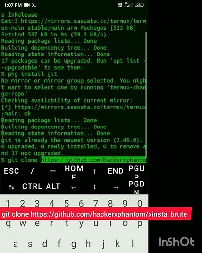 Instagram account hack tool for termux #trandingshorts#🤖🤖