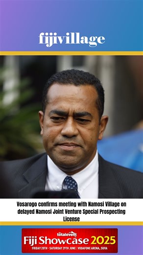 46K views · 433 reactions | Vosarogo confirms meeting with Namosi Village on delayed Namosi Joint Venture Special Prospecting License Read more : https://www.fijivillage.com/news/Vosarogo-confirms-meeting-with-Namosi-Village-on-delayed-Namosi-Joint-Venture-Special-Prospecting-License-r4x8f5/ | fijivillage | Facebook