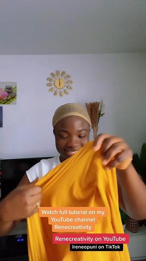 Head wrap tutorial #fyp #ireneopuni