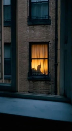 calm moments that end suspiciously fast #windowneighbor #neighborchaos #acrossthewindow