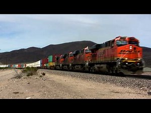 Railfanning BNSF's Needles Subdivision.