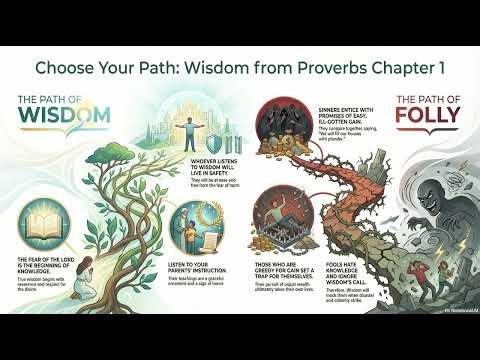 Proverbs Chapter 1: CHOOSE YOUR PATH!