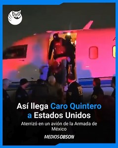 15K views · 103 reactions | #OBSONInforma  Llega Rafael Caro Quintero fuertemente custodiado a Estados Unidos en un avión de la Armada de México, después de ser extraditado por autoridades mexicanas | Noticias en Ciudad Obregón | Facebook