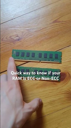 Quick way to tell if your RAM is ECC