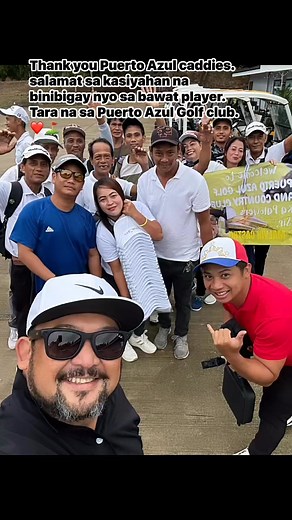 Salamat Puerto Azul Caddies. Tara na sa Puerto Azul golf club. #palowers #kapalowers #palowerscap #salamatcaddy #buhayngcaddy #golflife #golfcourse #puertoazul #thankyouforyoursupport | Malvin Castro