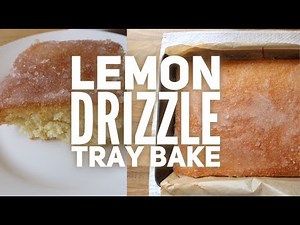 Bake With Mike | Mary Berry's Lemon Drizzle Tray Bake Made in a Food Processor | SUPER EASY