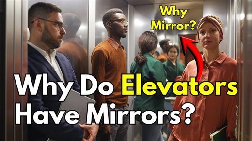 Why elevators have mirrors