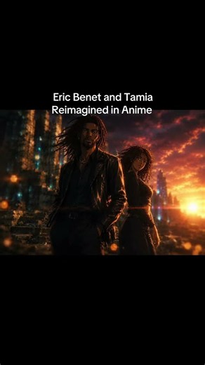 Eric benet and Tamia Reimagined in Anime #ericbenet #tamia #90s #anime #animeedit