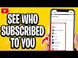 How To See Who Subscribed To You On YouTube