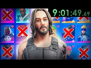I Couldn't Sleep Until I WON A Game With EVERY Skin… (In Fortnite Ranked)